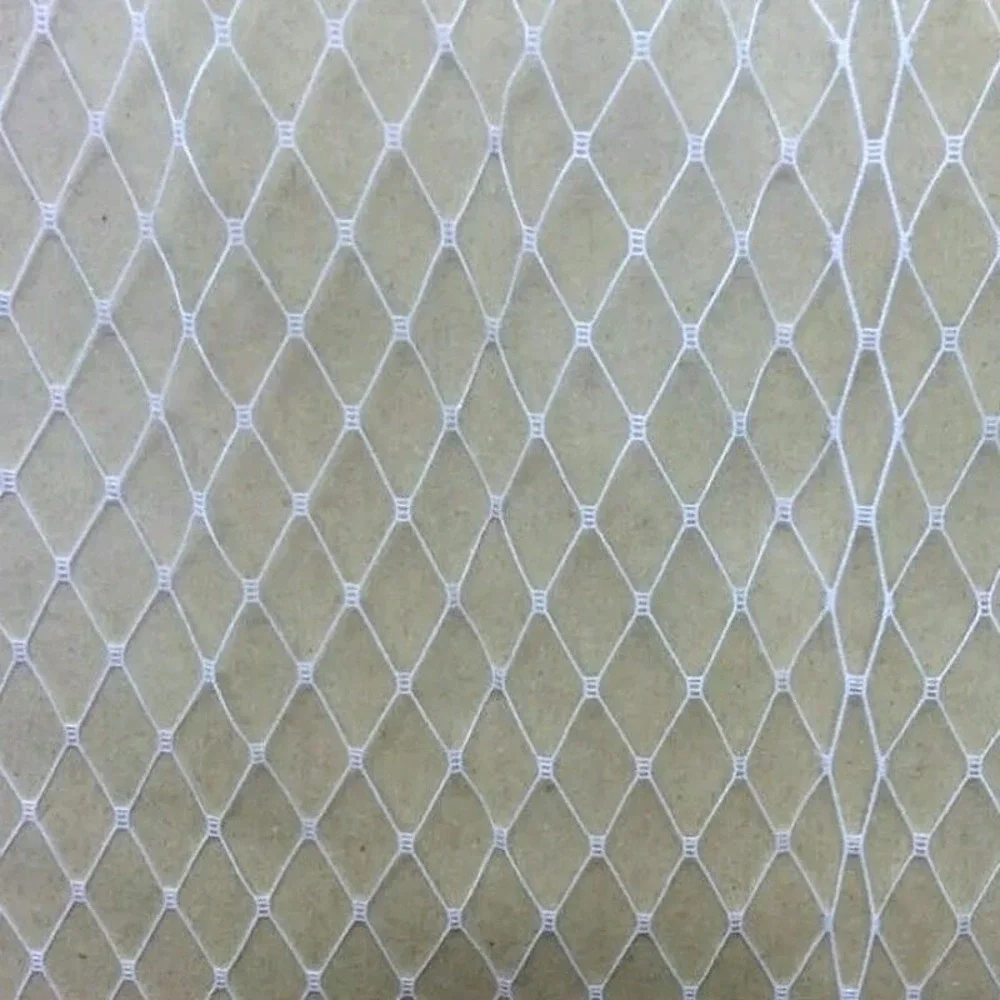 White bird cage hat veil netting french birdcage net 1+ blusher length bird cage